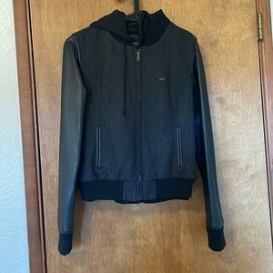 Obey Leather Bomber